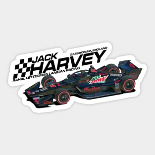 Jack Harvey 2022 (black) Sticker